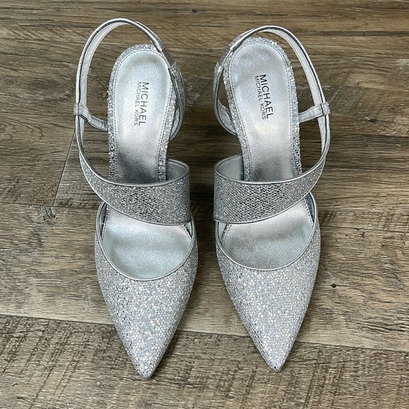 NEW Michael Michael Kors Juliet Pointed Slingback Pumps - Picture 2 of 14